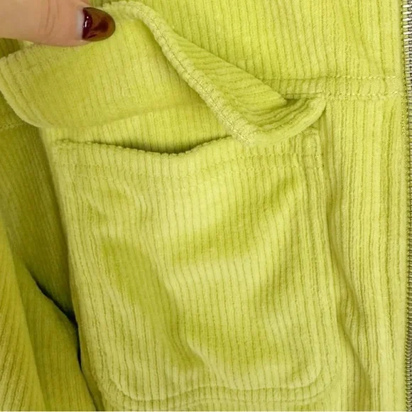 Aerie Groove On Velour Full Zip Cropped Jacket - Picture 7 of 10